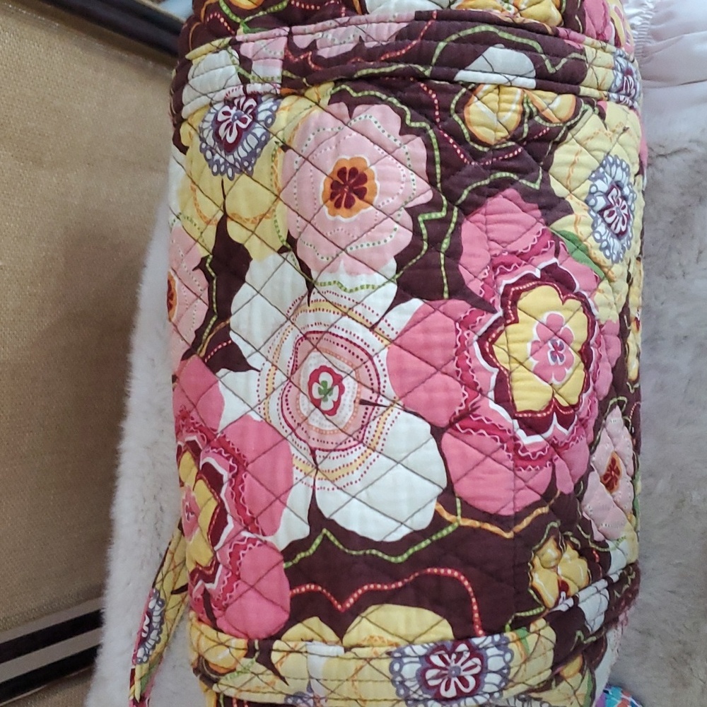 Vera Bradley Large Travel Tote, Buttercup - Picture 4 of 6